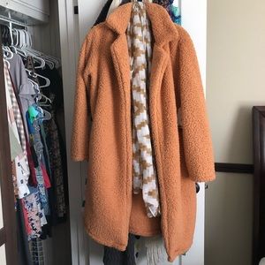 Montreal longline fleece jacket... with tags